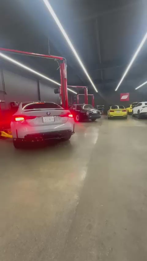 Stainless Steel Single Midpipe With Brace - G80 M3 / G82 M4