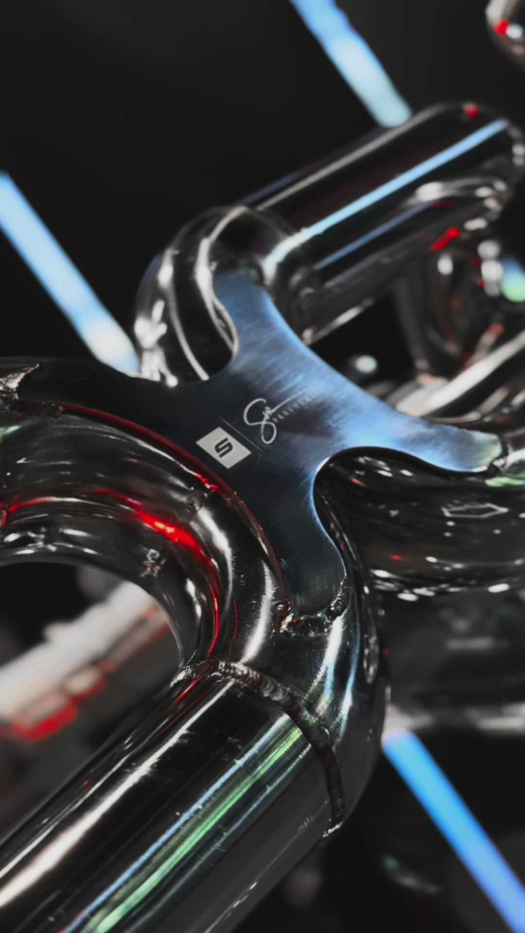 Stainless Steel Race Exhaust - Ferrari 488