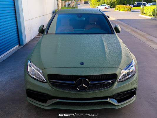 Mercedes C63s - Custom Wrap and Chrome Delete