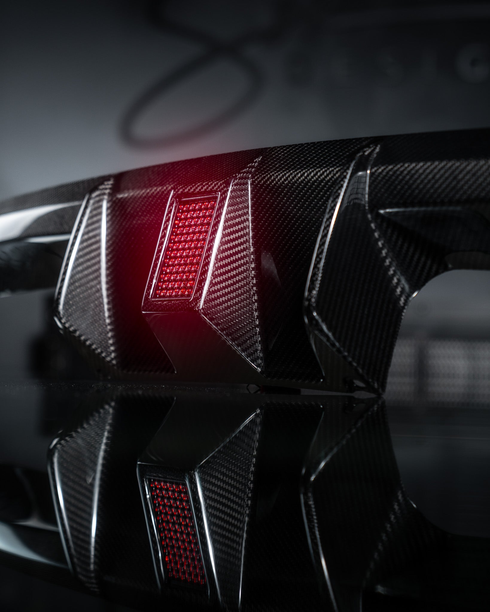 Carbon Fiber Rear Diffuser With Brake Lights - G80 M3 / G82 M4 - SSR Performance