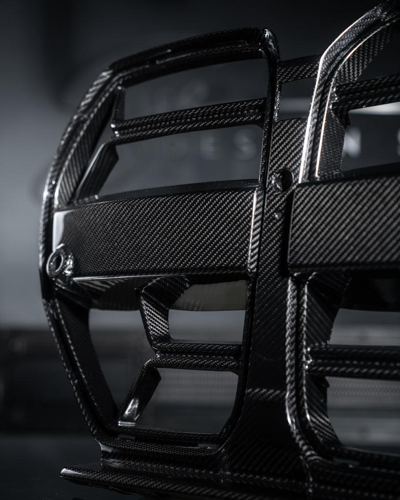Carbon Fiber CSL Style Grille (No ACC) - G80 M3 / G82 M4 - SSR Performance