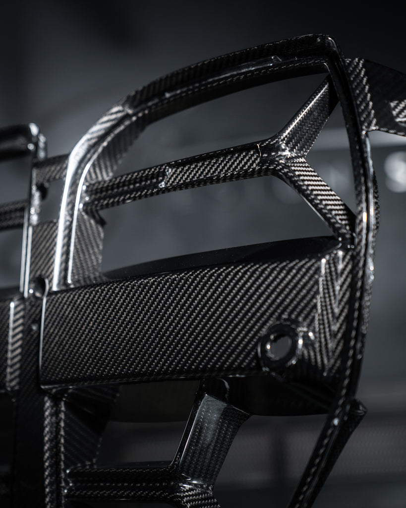 Carbon Fiber CSL Style Grille (No ACC) - G80 M3 / G82 M4 - SSR Performance