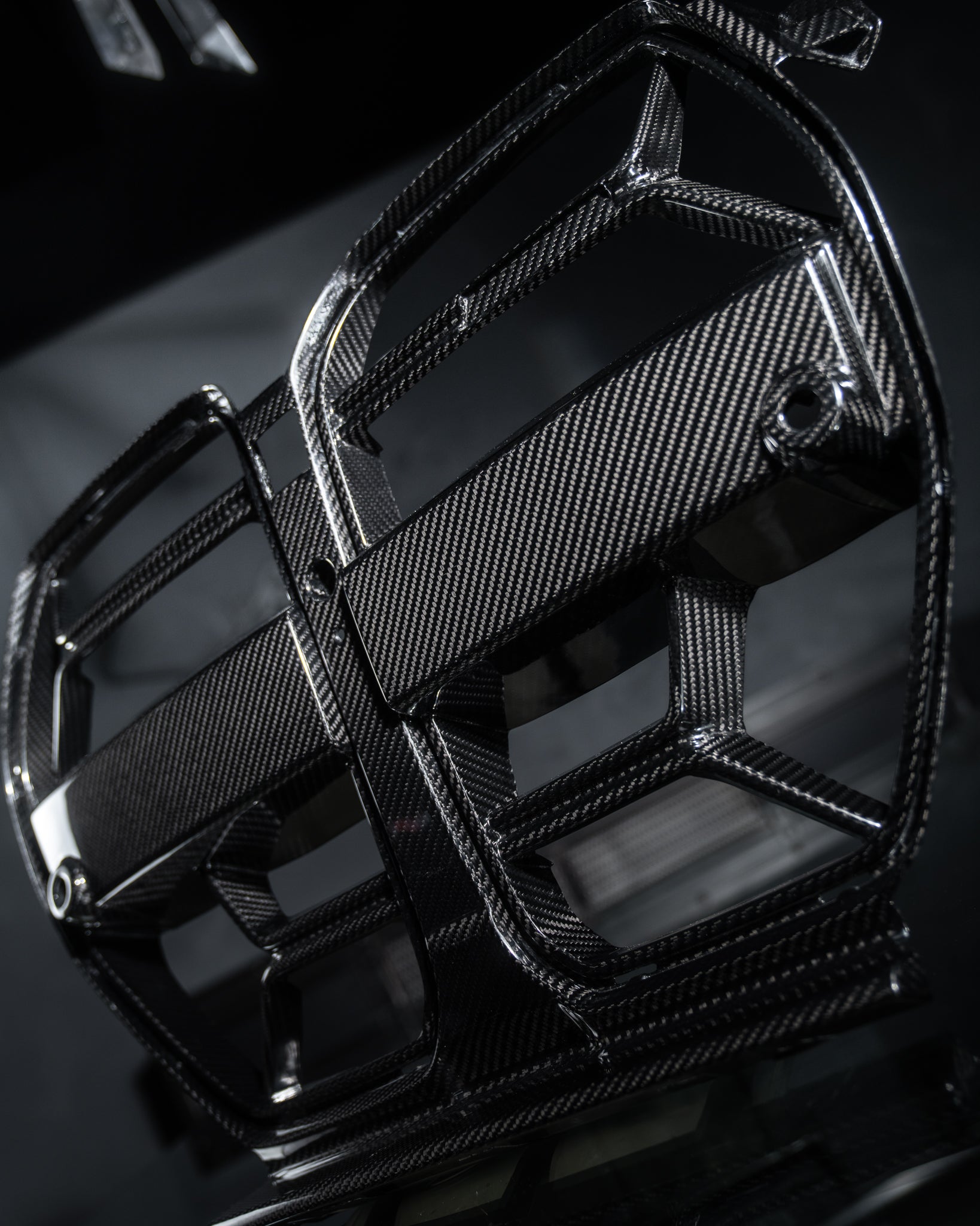 Carbon Fiber CSL Style Grille (No ACC) - G80 M3 / G82 M4 - SSR Performance