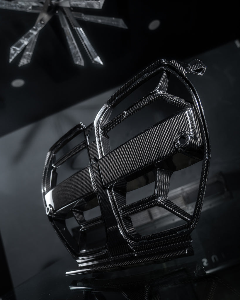 Carbon Fiber CSL Style Grille (No ACC) - G80 M3 / G82 M4 - SSR Performance