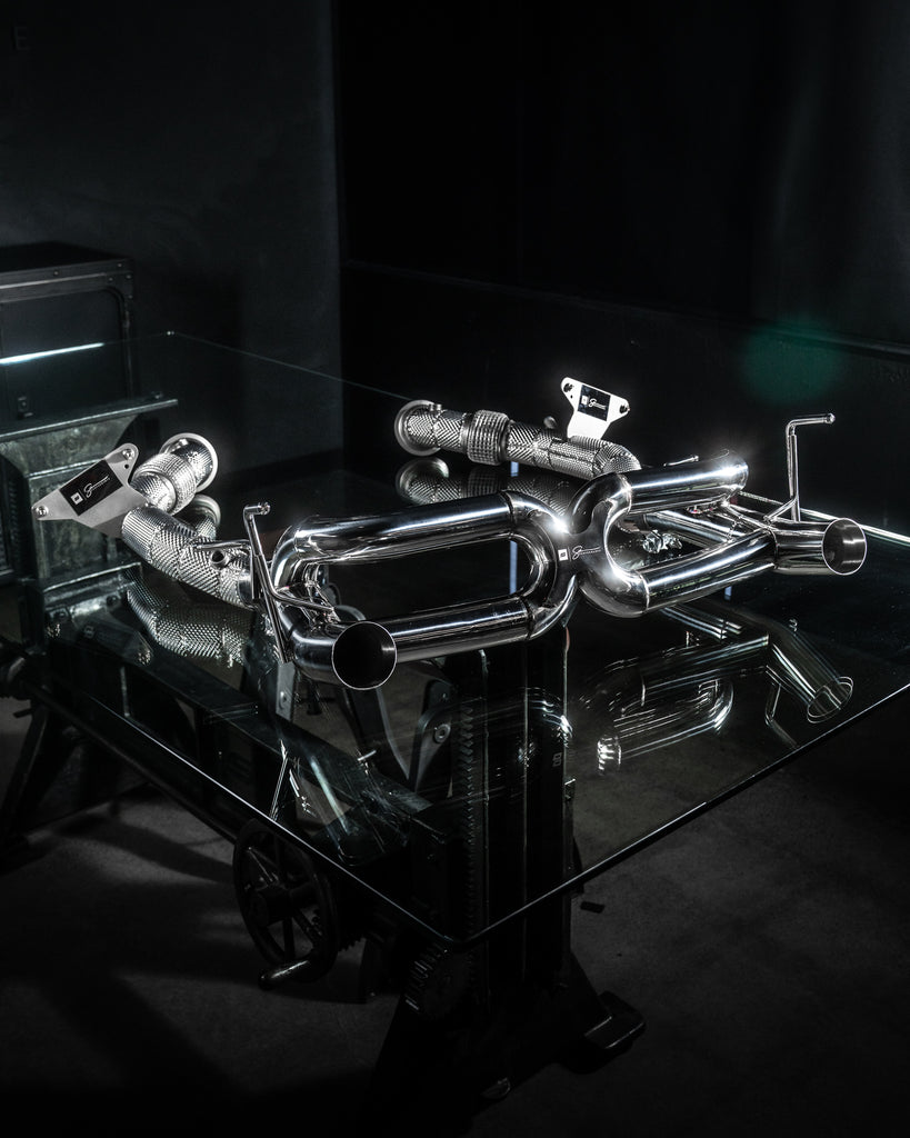 Stainless Steel Competition Exhaust & Racepipe Combo - Ferrari 488
