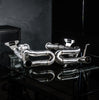Stainless Steel Competition X Pipe Exhaust & Racepipe Combo - Ferrari 488 - SSR Performance