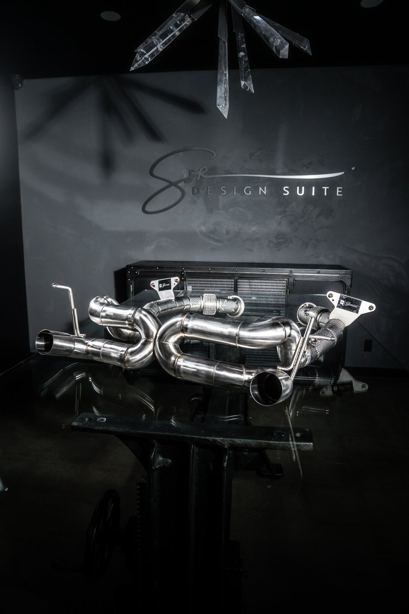 Stainless Steel Competition X Pipe Exhaust & Racepipe Combo - Ferrari 488 - SSR Performance