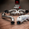 FI EXHAUST ULTRA HIGH FLOW HEAT PROTECTOR DOWNPIPE FOR MCLAREN 720S /765LT - SSR Performance