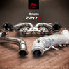 FI EXHAUST ULTRA HIGH FLOW HEAT PROTECTOR DOWNPIPE FOR MCLAREN 720S /765LT - SSR Performance