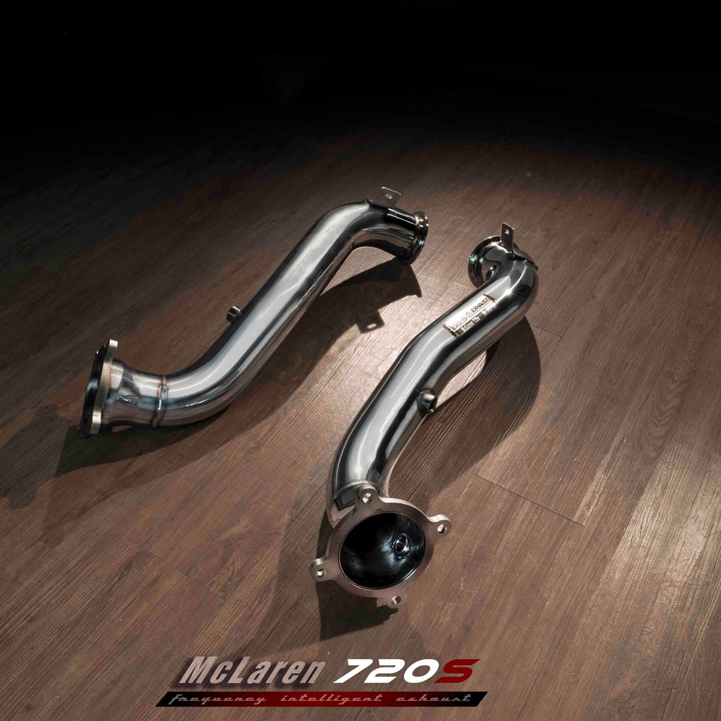 FI EXHAUST ULTRA HIGH FLOW HEAT PROTECTOR DOWNPIPE FOR MCLAREN 720S /765LT - SSR Performance