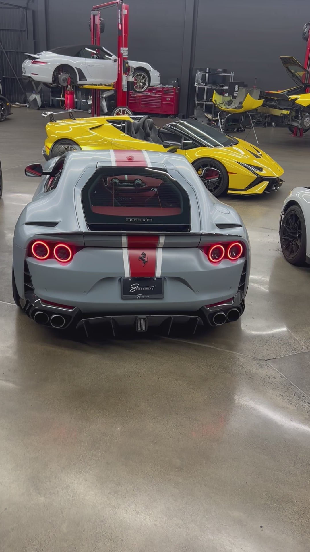 Stainless Steel Valved Competition Exhaust - Ferrari 812