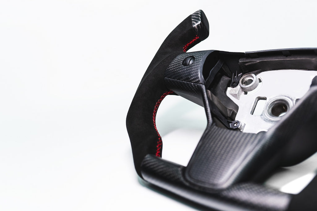 TESLA MODEL 3 Dry Carbon Fiber race steering wheel - SSR Performance
