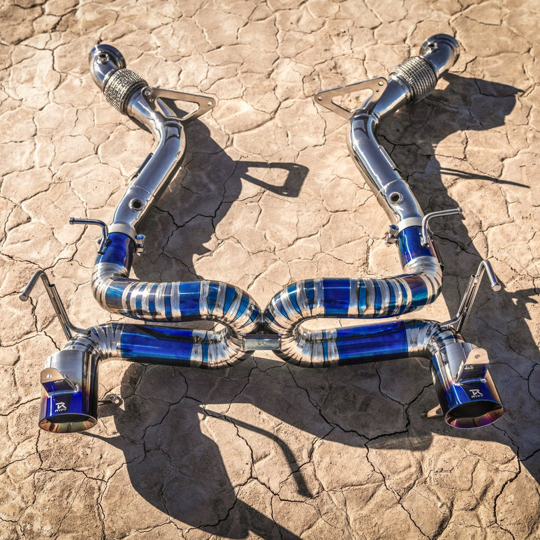 RYFT FERRARI 488 // RACE EXHAUST WITH TIPS - SSR Performance