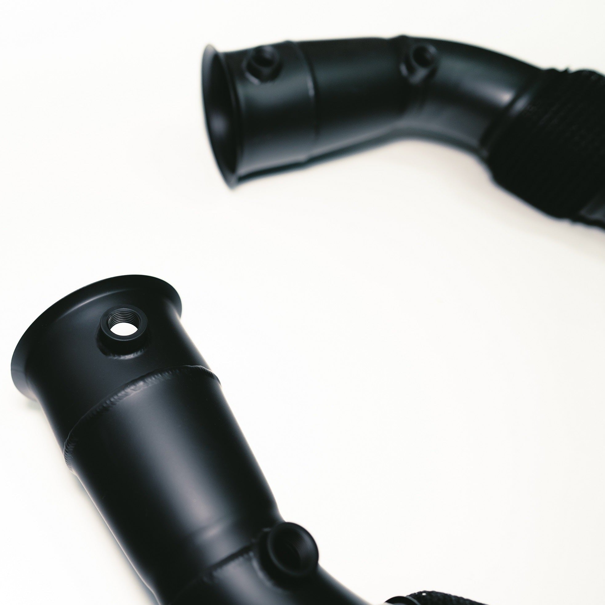 Mclaren 570S Downpipes Cerakote Black - SSR Performance