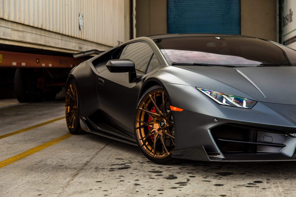 1016 Industries Lamborghini Huracan (LP580) / Side Skirts (Forged Carbon) - SSR Performance
