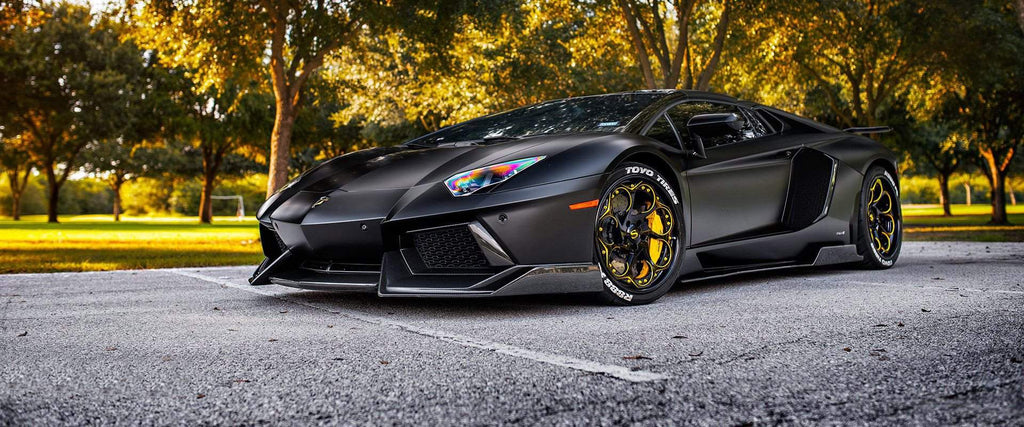 1016 Industries Lamborghini Aventador / Front Grill Vents (Carbon Fiber) - SSR Performance