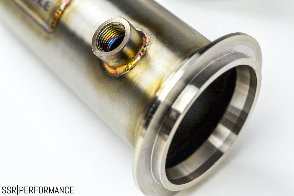 S55 3" Stainless Steel Downpipes for 2014+ BMW M3 / M4 / M2 Competition - SSR Performance