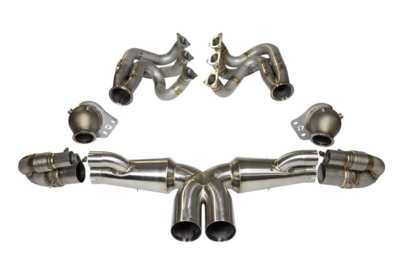 DUNDON PORSCHE 992 GT3 STREET HEADER COMPLETE EXHAUST PACKAGE - SSR Performance